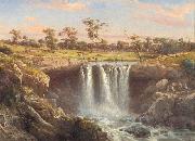 Louis Buvelot One of the Falls of the Wannon oil painting artist